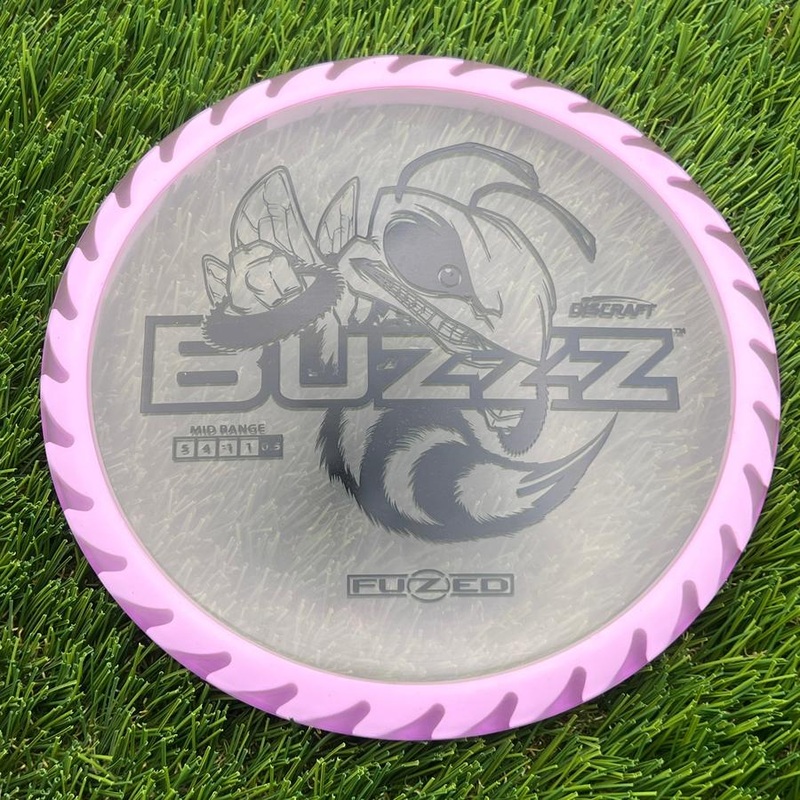 Discraft Elite Z FuZed Line with Saw Pattern Buzzz with Big Bee with Saw Blade – “Buzzzsaw” Stamp – 172.27g – Lavender Purple