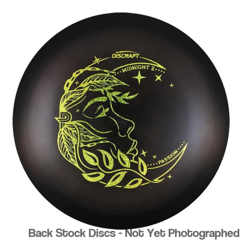 Discraft Elite Z Passion Fairway Driver with Paige Pierce – PP Logo – Crescent Moon Figure Stamp [Back Stock Inventory – Disc and Stamp Color WILL VARY]