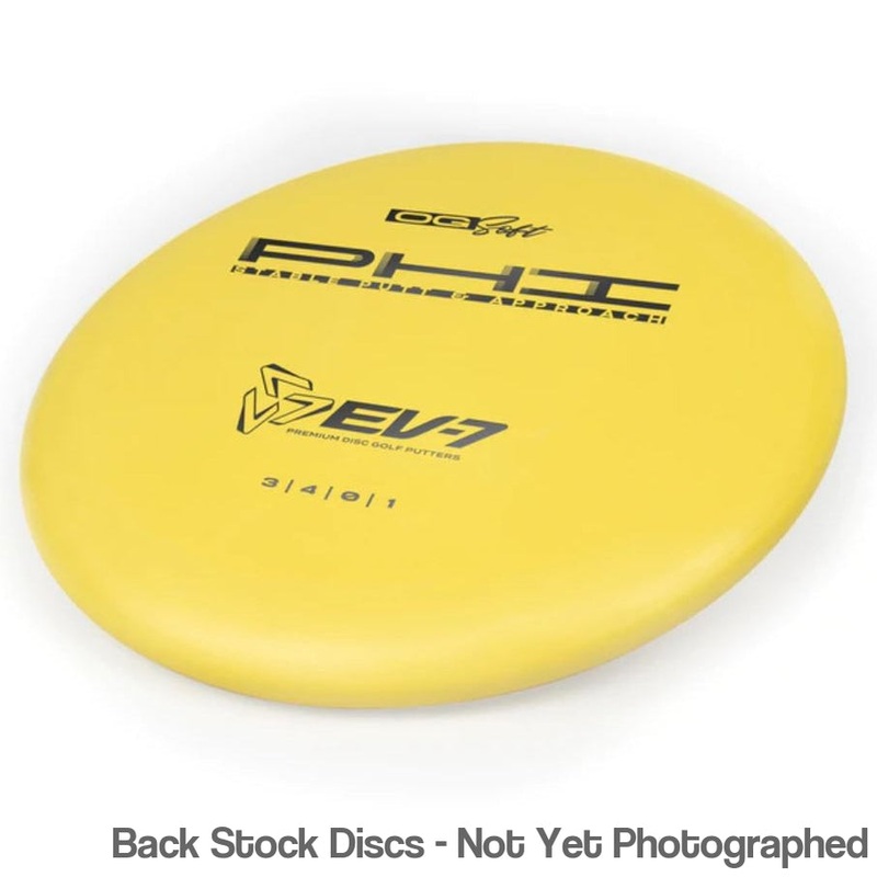 EV-7 OG Soft Phi Putter (Stock Stamp) [Back Stock Inventory – Disc and Stamp Color WILL VARY]