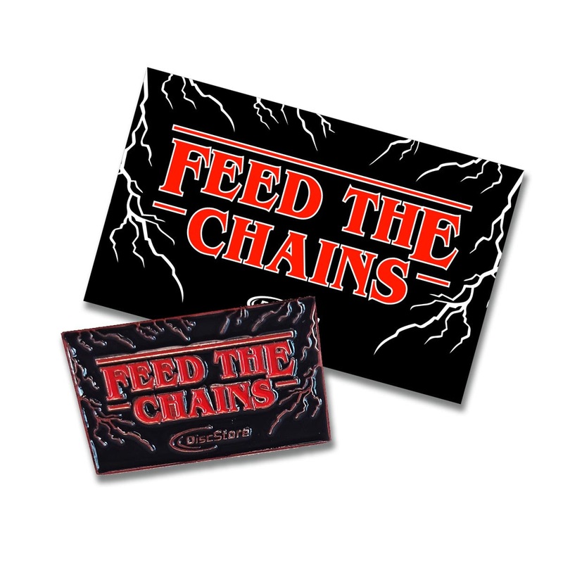 Feed the Chains Pin & Sticker Combo