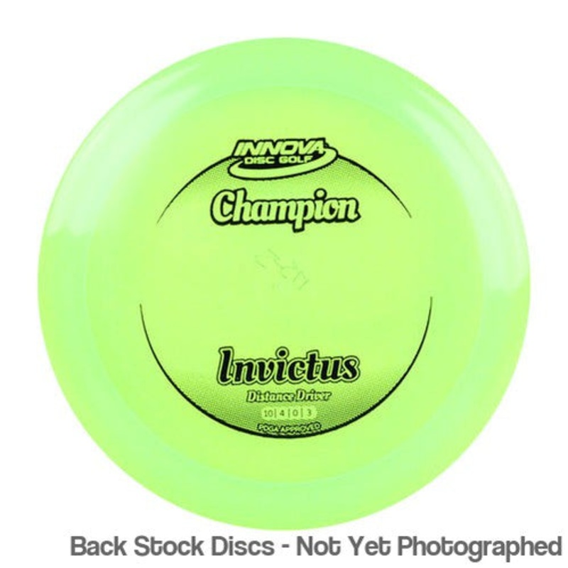 Innova Champion Invictus Distance Driver with Circle Fade Stock Stamp [Back Stock Inventory – Disc and Stamp Color WILL VARY]