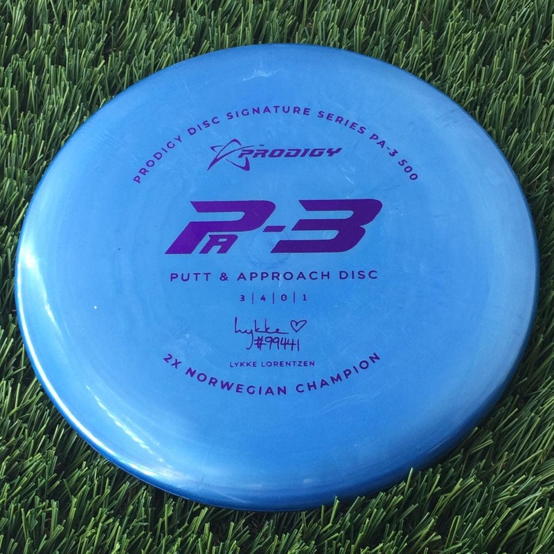 Prodigy 500 PA-3 with 2022 Signature Series Lykke Lorentzen – 2X Norwegian Champion Stamp – 171g Blue