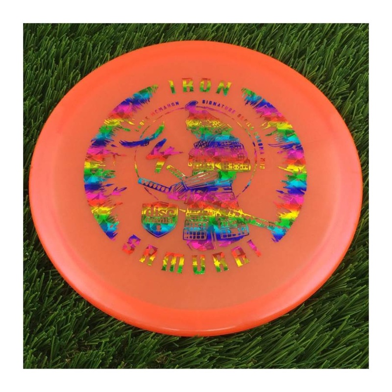 Discmania Chroma C-Line MD3 with Eagle McMahon Signature Series Iron Samurai 4 Stamp – 178g – Translucent Orange