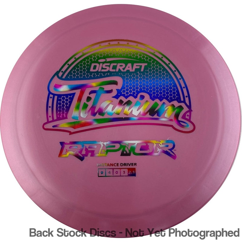 Discraft Titanium Raptor Distance Driver (Stock Stamp) [Back Stock Inventory – Disc and Stamp Color WILL VARY]