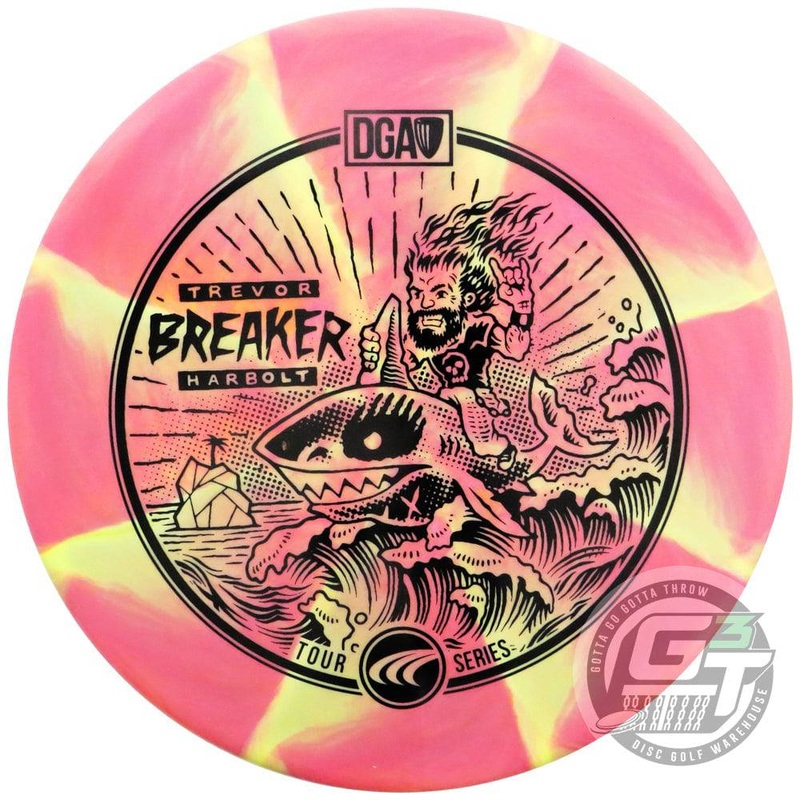 DGA Limited Edition 2021 Tour Series Trevor Harbolt Swirly Proline Breaker Putter Golf Disc