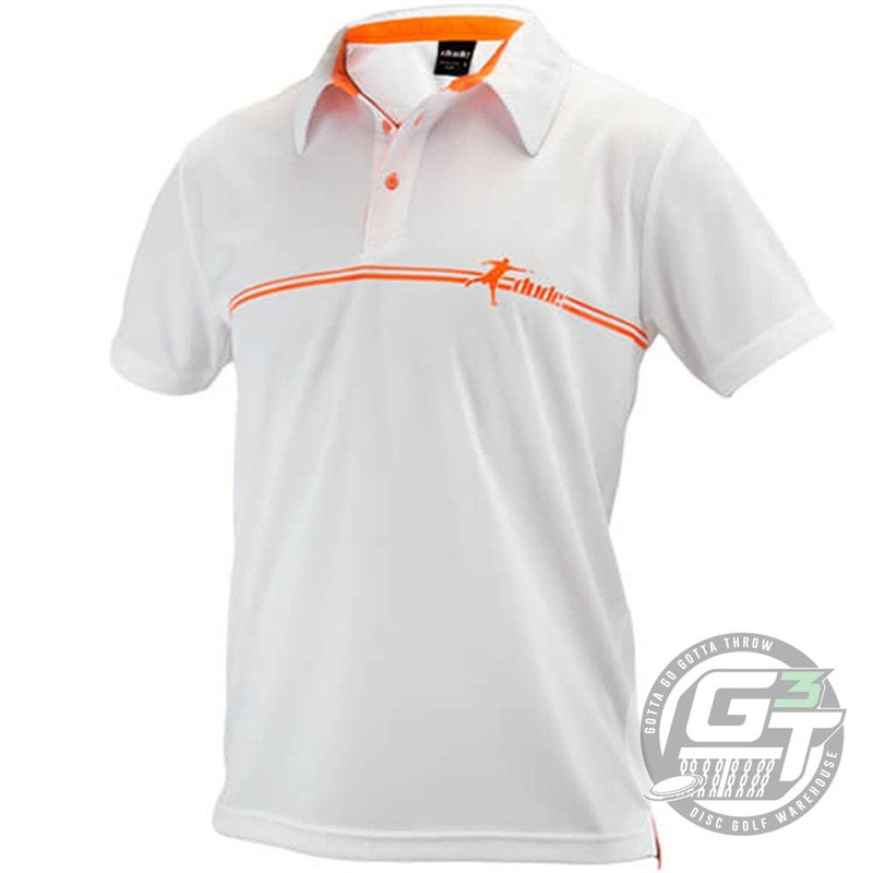 DUDE Arden Short Sleeve Performance Disc Golf Polo Shirt