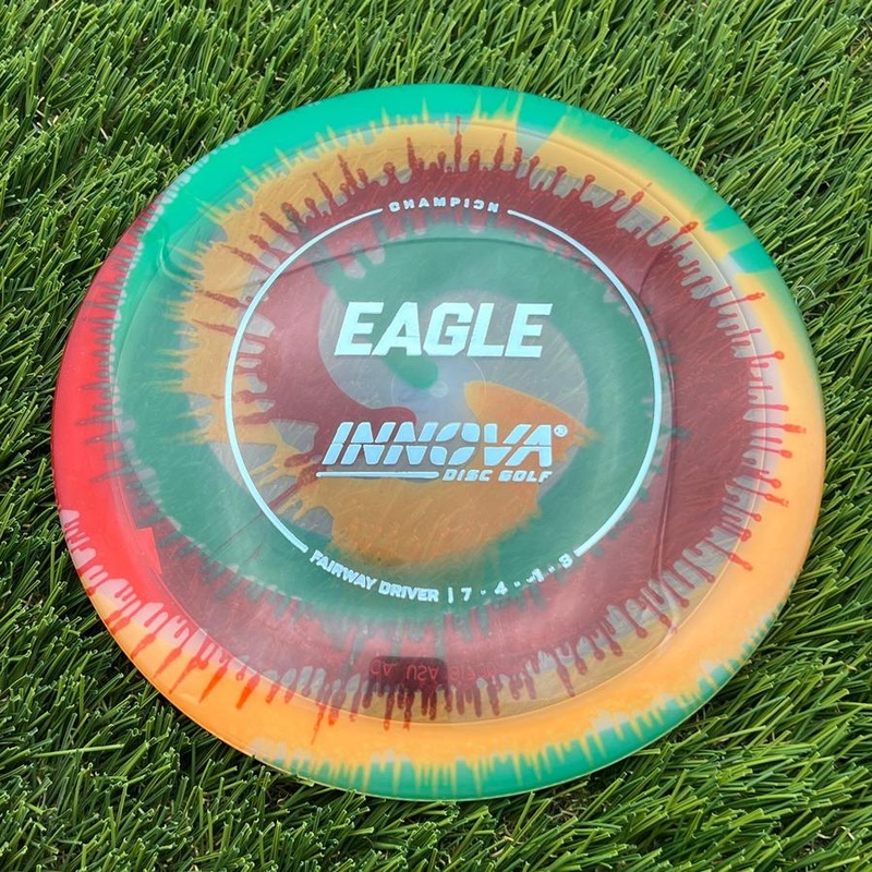 Innova Champion I-Dye Eagle with Circle Stock Stamp – 168.4g – Dyed