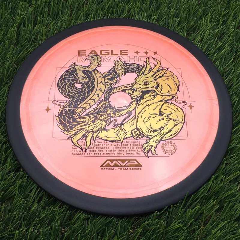 MVP Plasma Dimension with Eagle McMahon Team Series & Synergy Series Dragon Art by Green C Studio Stamp – 172.92g – Muted Orange