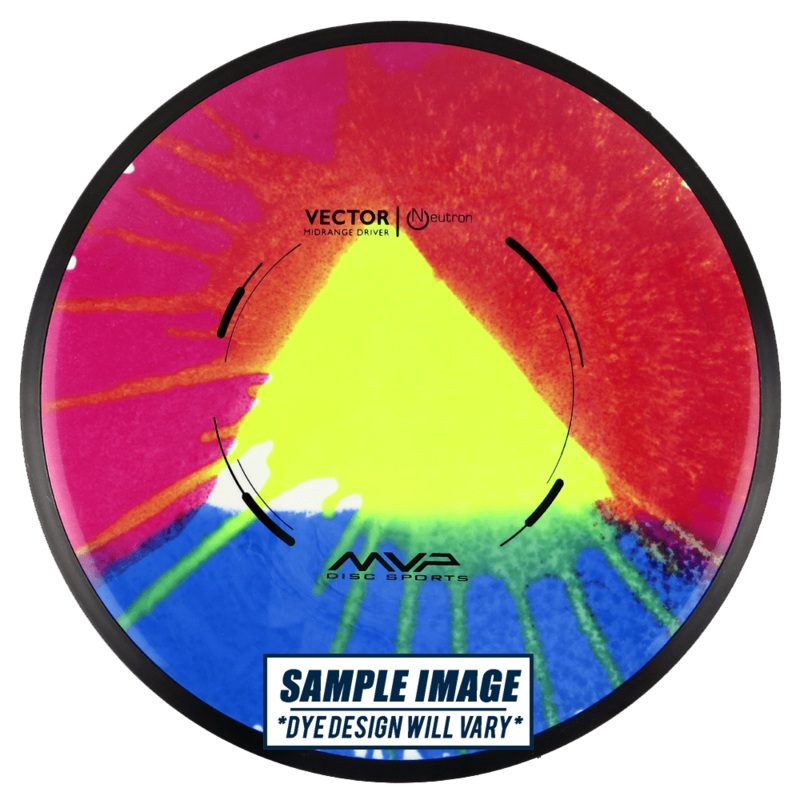 MVP Tie-Dye Neutron Vector Midrange Golf Disc