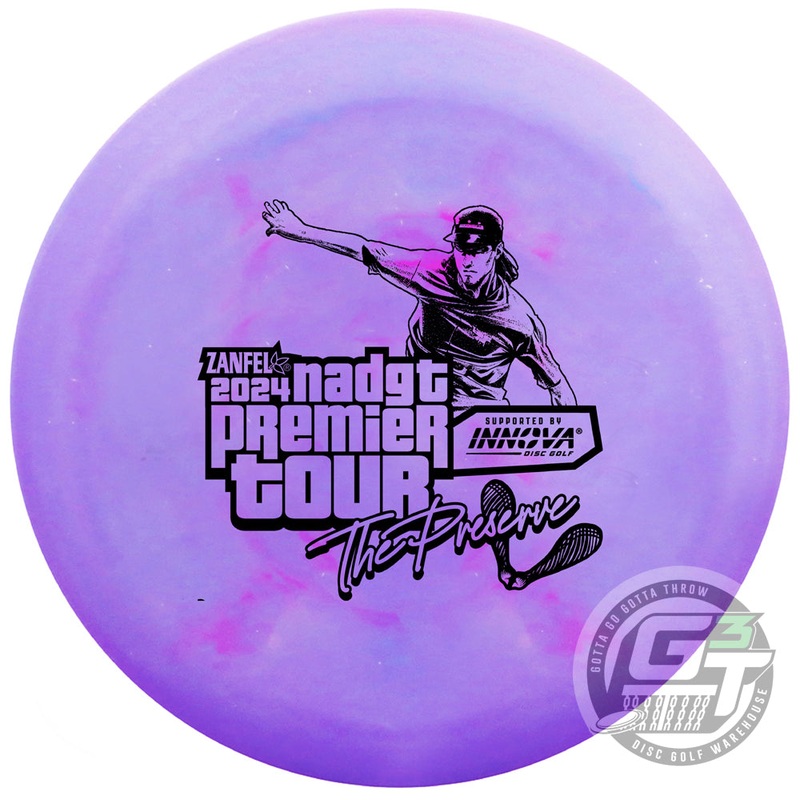 PRE-ORDER Innova Limited Edition 2024 NADGT at The Preserve Glow Nexus Roc Midrange Golf Disc