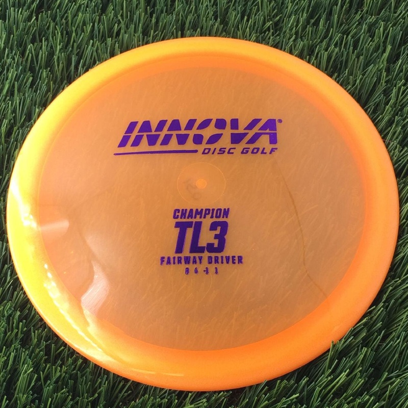 Innova Champion TL3 with Burst Logo Stock Stamp – 150g – Translucent Orange