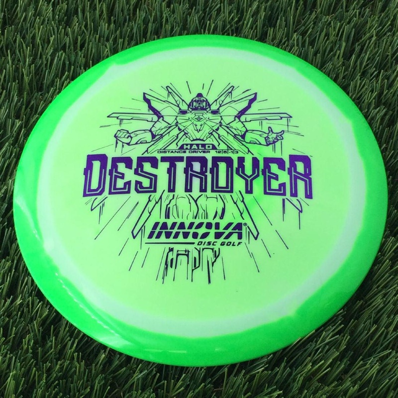 Innova Halo Star Destroyer with Burst Logo Stock Stamp – 170g Green