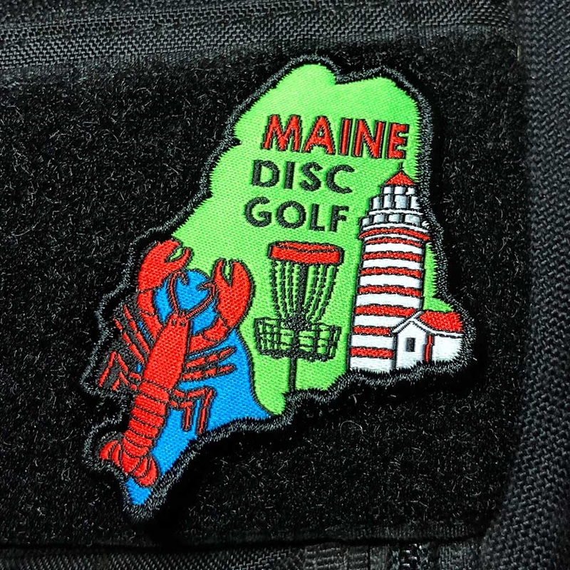 Maine Disc Golf Patch – Perfect Disc Golf Gift