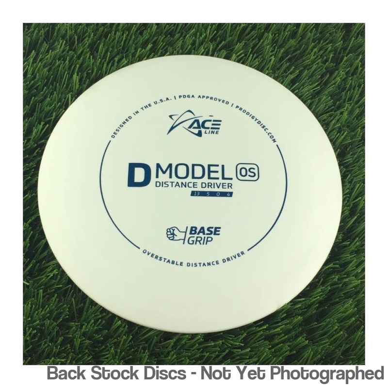 Prodigy Ace Line Basegrip D Model OS Distance Driver (Stock Stamp) [Back Stock Inventory – Disc and Stamp Color WILL VARY]