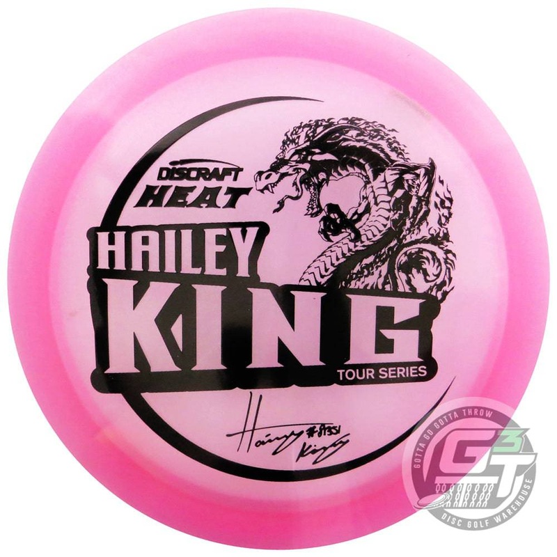 Discraft Limited Edition 2021 Tour Series Hailey King Metallic Tour Z Heat Distance Driver Golf Disc