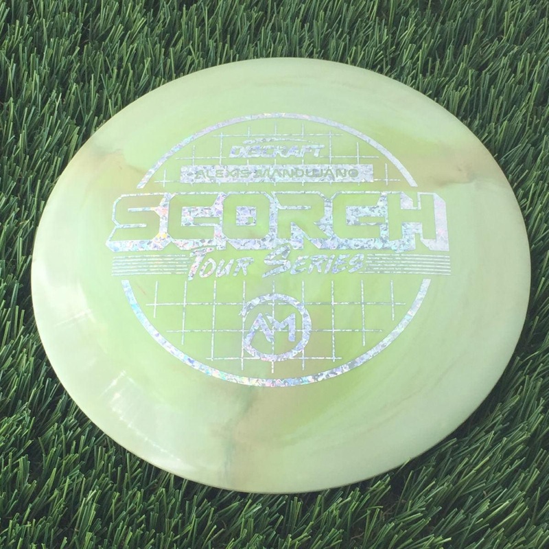 Discraft ESP Swirl Scorch with Alexis Mandujano Tour Series 2022 Stamp – 172g Cream