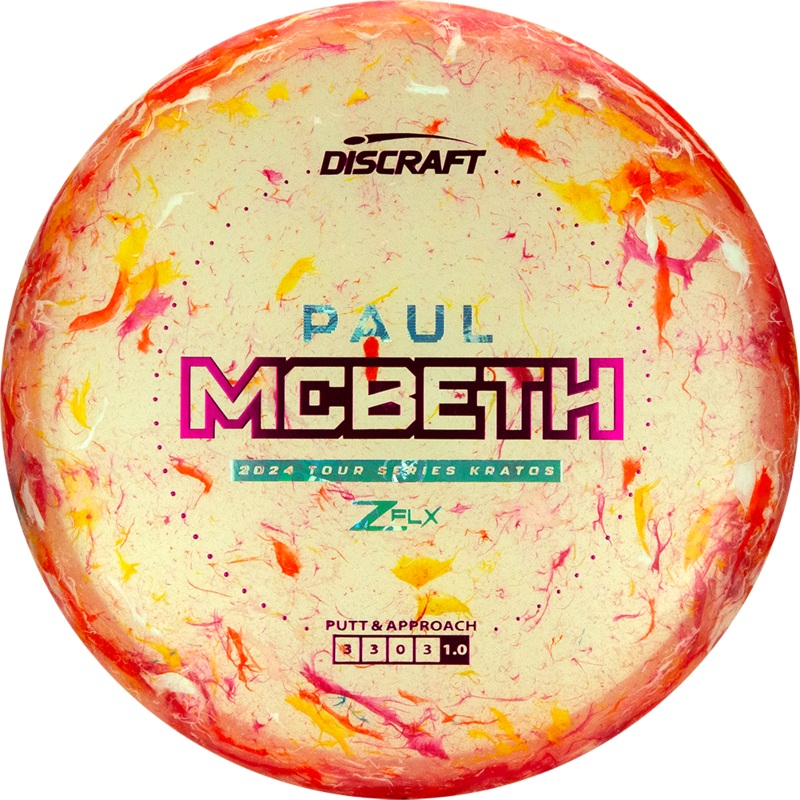 Discraft Jawbreaker Z FLX Paul McBeth Kratos – Paul McBeth 2024 Tour Series