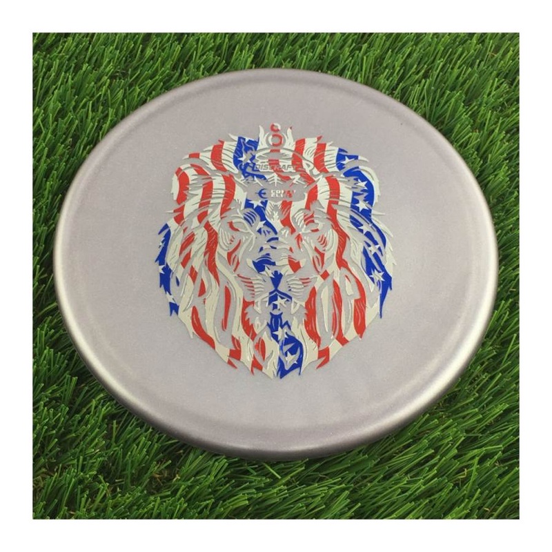 Discraft Metallic Z Zone with Corey Ellis European Open Champion Lion Stamp – 174g – Translucent Grey