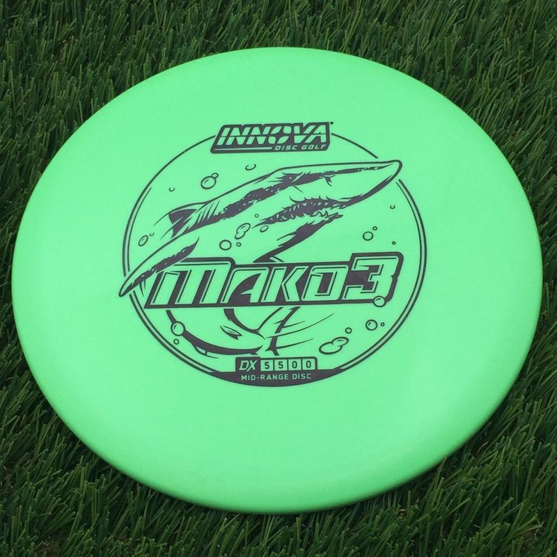 Innova DX Mako3 with Burst Logo Stock Stamp – 144.2g – Lime Green