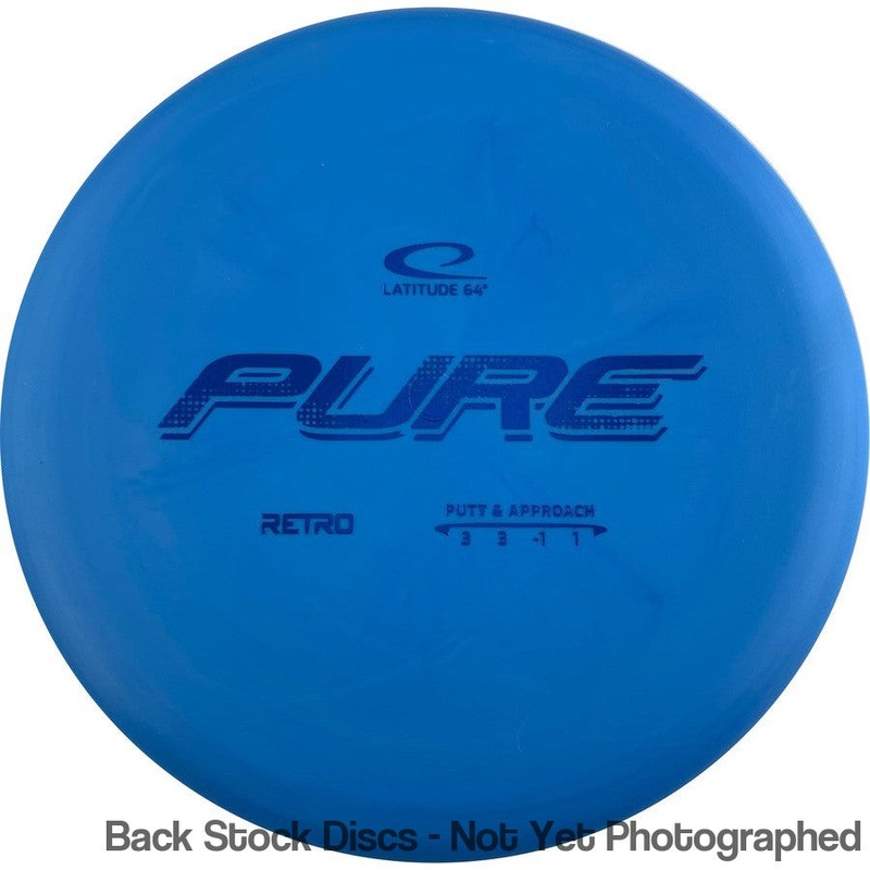 Latitude 64 Retro Line Pure Putter (Stock Stamp) [Back Stock Inventory – Disc and Stamp Color WILL VARY]