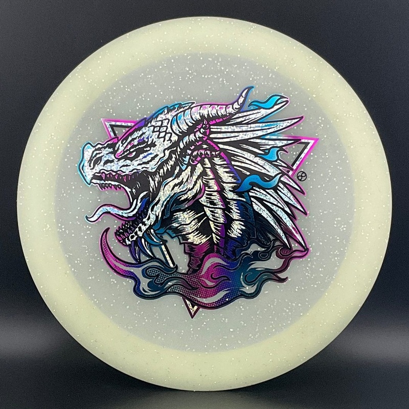 Metal Flake Glow Aztec X-Out – Horned Dragon