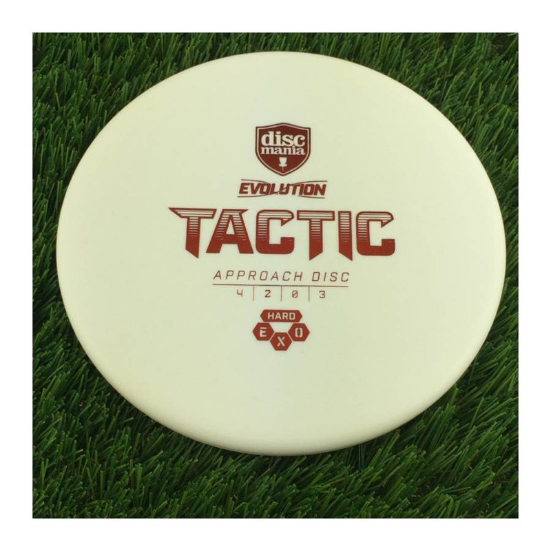 Discmania Evolution EXO Hard Tactic – 174g – Solid White