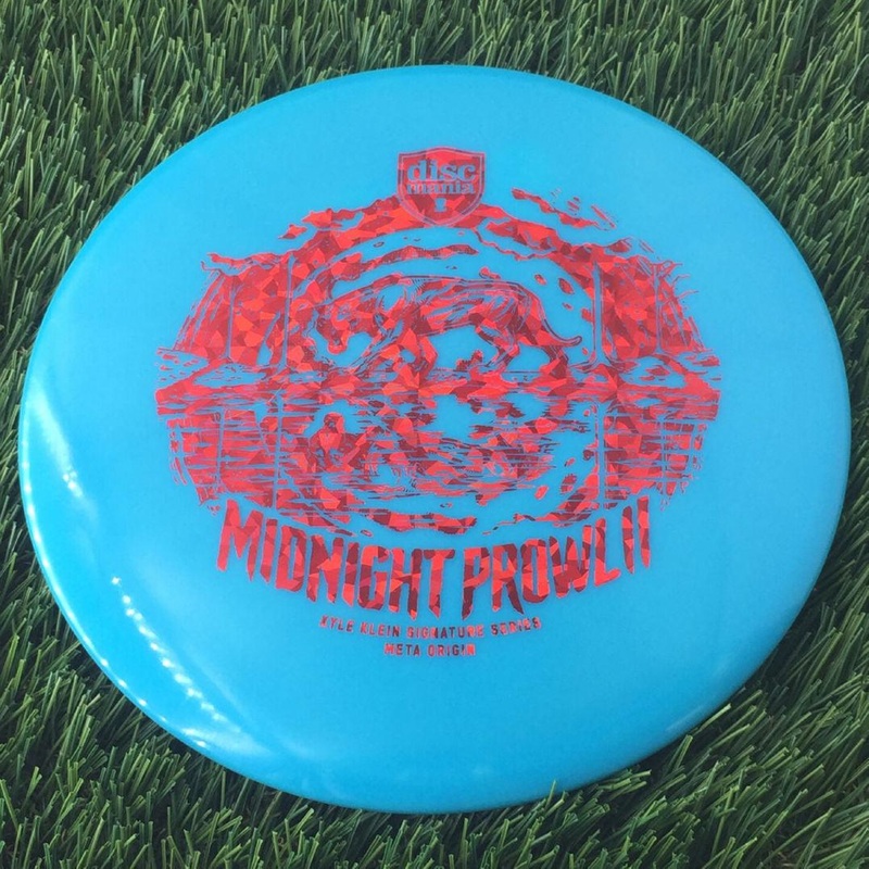 Discmania Evolution Meta Origin with Midnight Prowl II(2) – Kyle Klein Signature Series Stamp – 177g – Translucent Blue