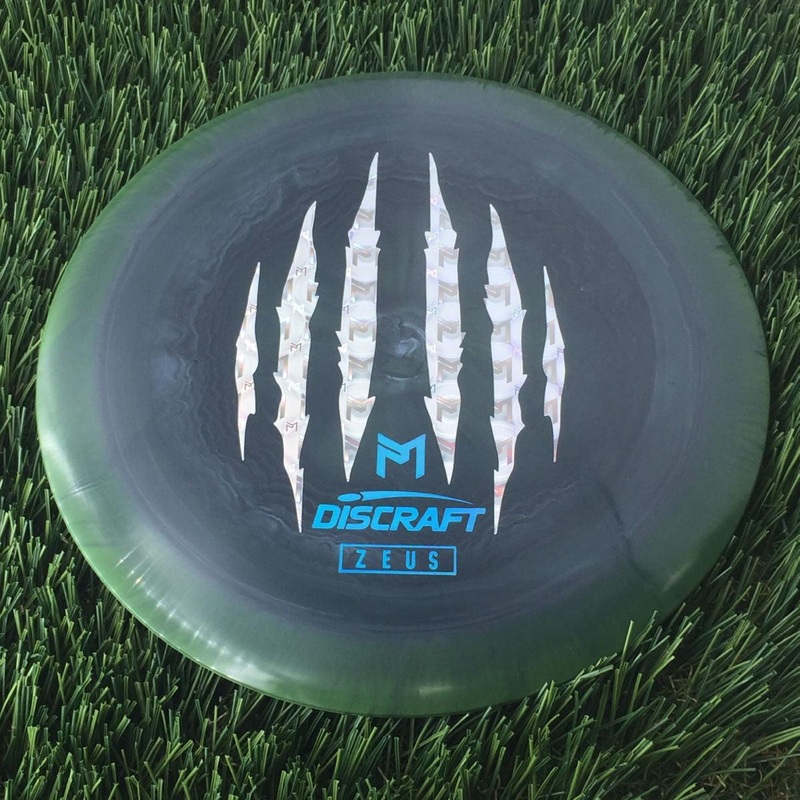 Discraft ESP Swirl Zeus with Paul McBeth 6X World Champ Claw Stamp – 170g Dark Green