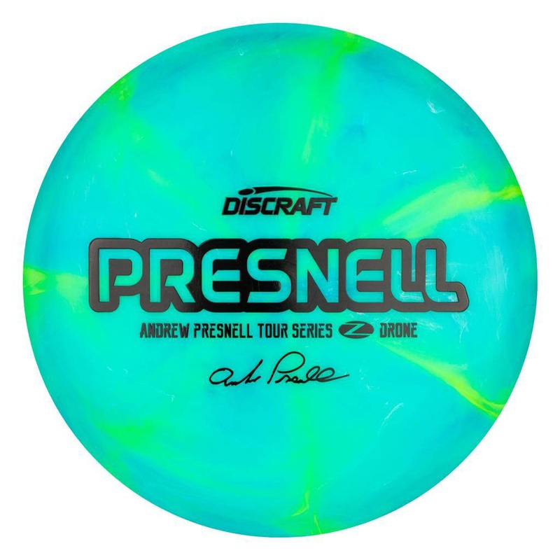 Discraft Limited Edition 2020 Tour Series Andrew Presnell Swirl Elite Z Drone Midrange Golf Disc