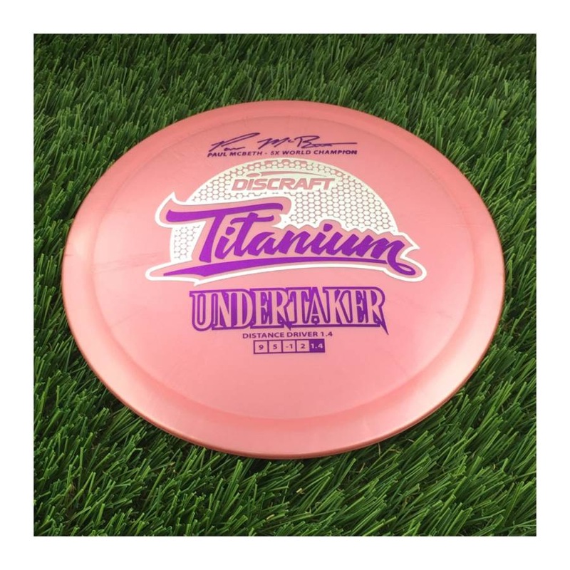 Discraft Undertaker | Titanium with Paul McBeth – 5x World Champion Signature Stamp | Fairway Driver