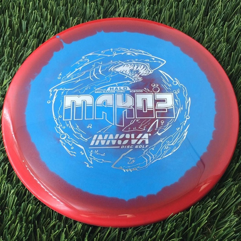 Innova Halo Star Mako3 with Burst Logo Stock Stamp – 177g Bluish Red