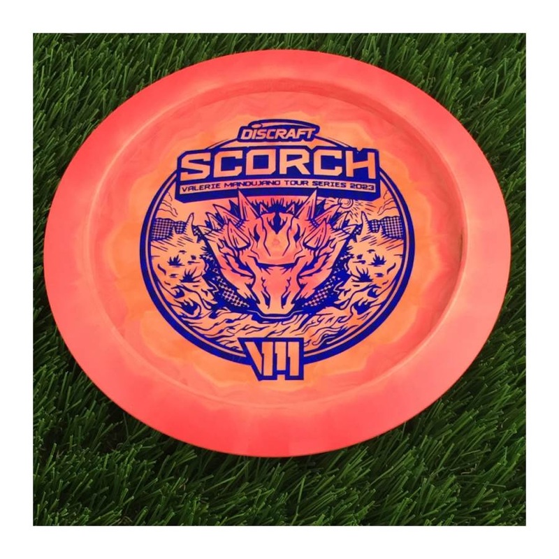 Discraft ESP Swirl Scorch with Valerie Mandujano Tour Series 2023 Stamp – 172g – Solid Orange
