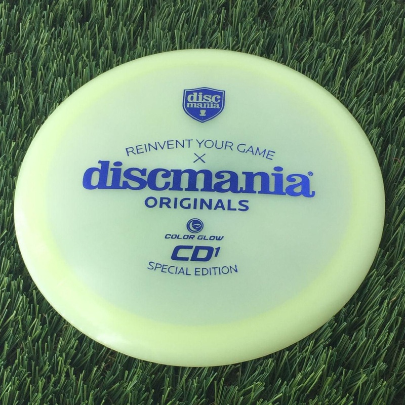 Discmania C-Line Color Glow Reinvented CD1 with Discmania Originals x Reinvent Your Game Special Edition Stamp – 173g – Translucent Glow