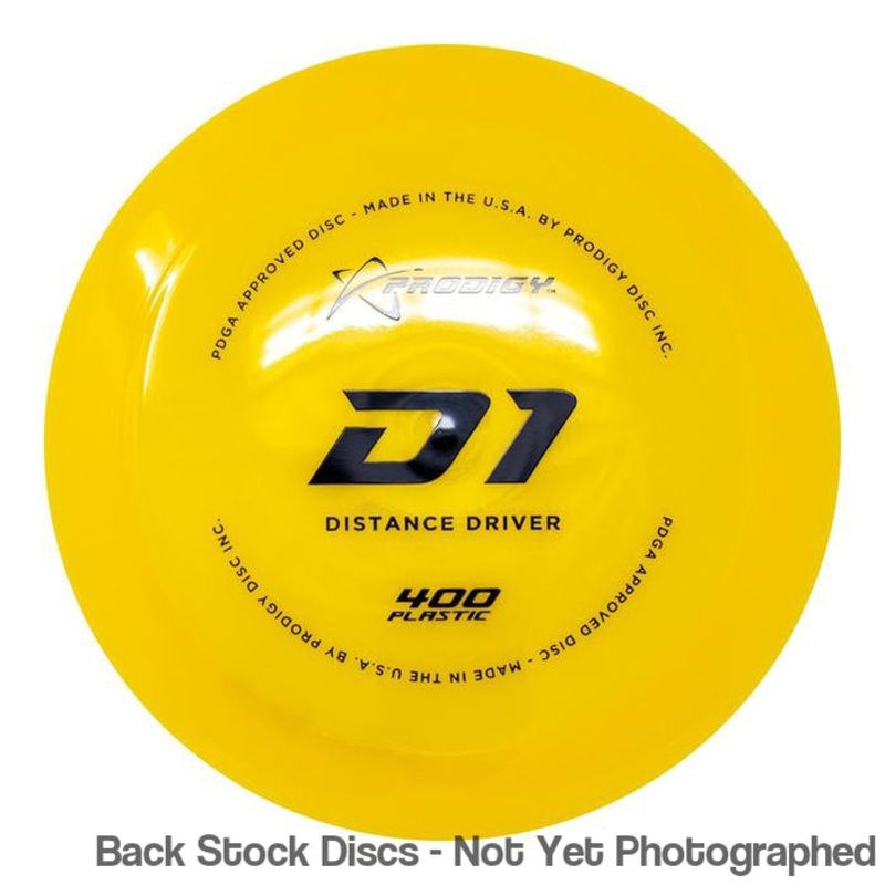 Prodigy 400 D1 Distance Driver (Stock Stamp) [Back Stock Inventory – Disc and Stamp Color WILL VARY]