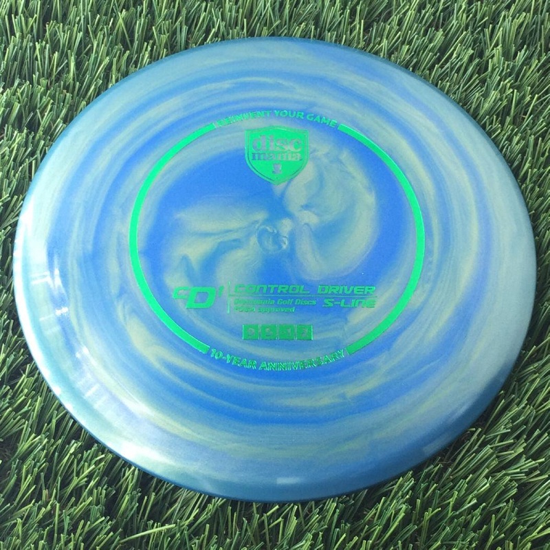 Discmania Swirly S-Line CD1 with 10 Year Anniversary Heirloom Design Stamp – 171g Blue