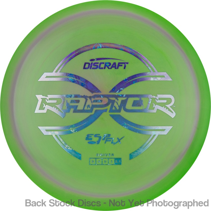 Discraft ESP FLX Raptor Distance Driver (Stock Stamp) [Back Stock Inventory – Disc and Stamp Color WILL VARY]