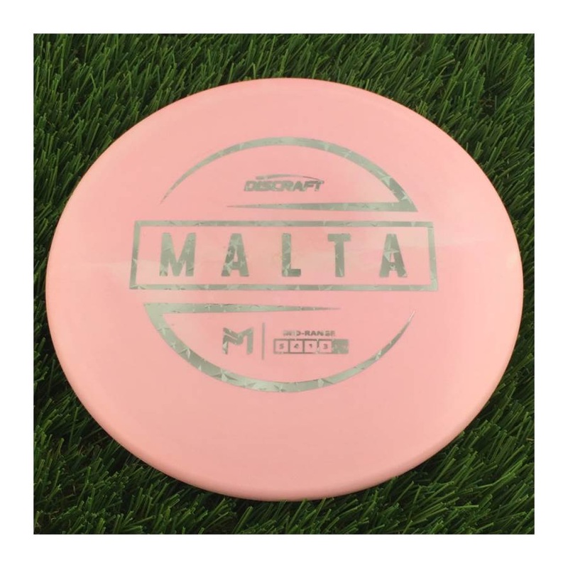 Discraft ESP Malta with PM Logo Stock Stamp Stamp – 169g – Solid Light Pink