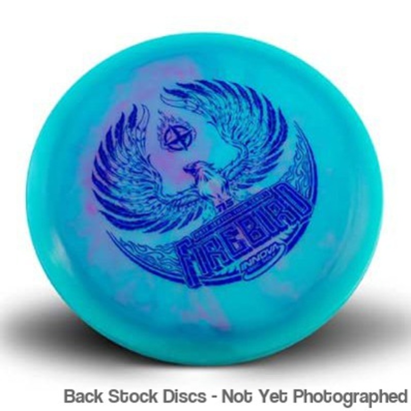 Innova Champion Glow Color Firebird Distance Driver with Nate Sexton 2021 Tour Series Sexy Bird Stamp [Back Stock Inventory – Disc and Stamp Color WILL VARY]