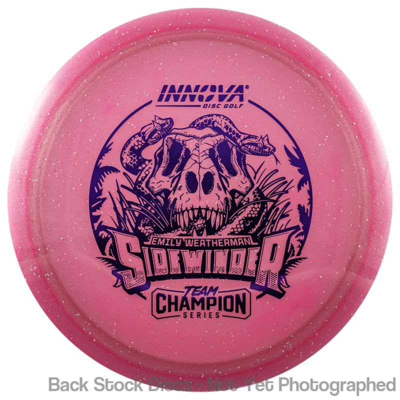 Innova Moondust Champion Sidewinder Distance Driver with Emily Weatherman Team Champion Series 2025 Stamp [Back Stock Inventory – Disc and Stamp Color WILL VARY]