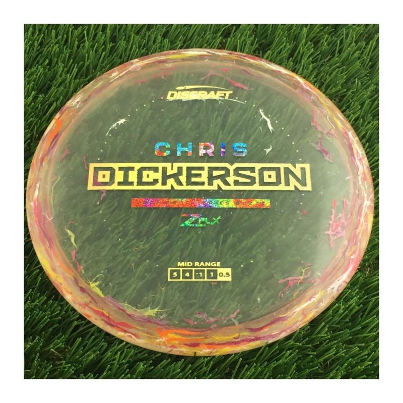Discraft Jawbreaker Z FLX Buzzz with Chris Dickerson 2024 Tour Series Stamp – 180g – Translucent Light Purple
