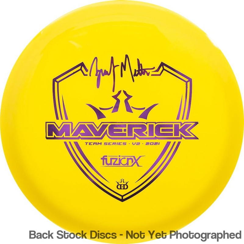 Dynamic Discs Fuzion X-Blend Maverick Fairway Driver with Zach Melton Team Series V2 2021 Stamp [Back Stock Inventory – Disc and Stamp Color WILL VARY]
