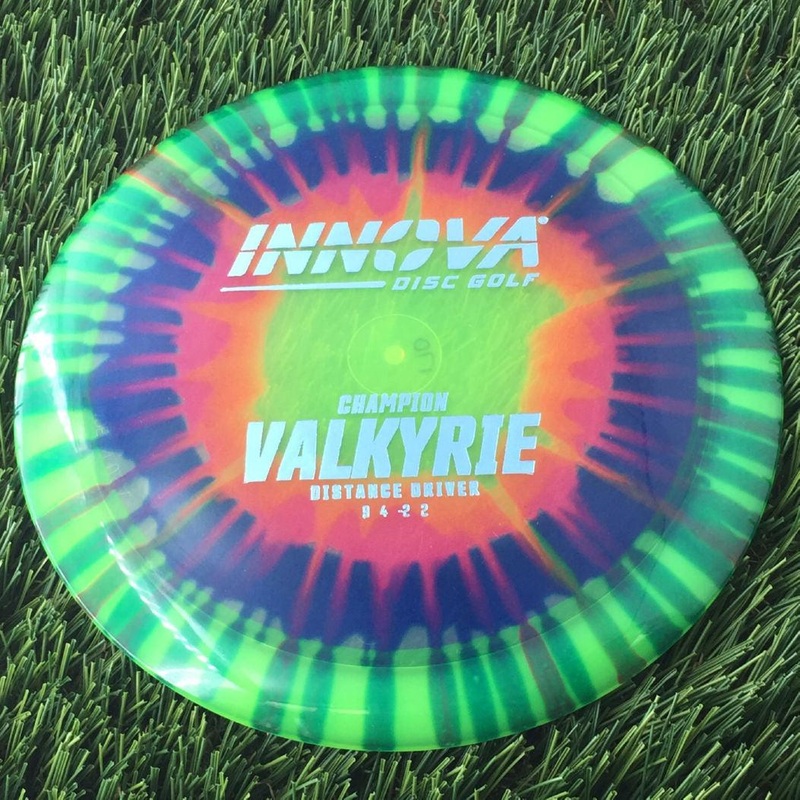 Innova Champion I-Dye Valkyrie with Burst Logo Stock Stamp – 170g – Translucent Dyed