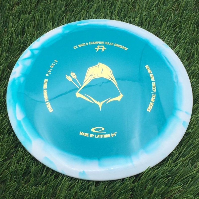 Latitude 64 Royal Grand Orbit Sweep with Isaac Robinson Team Series 2025 Stamp – 174.53g – Turquoise Green