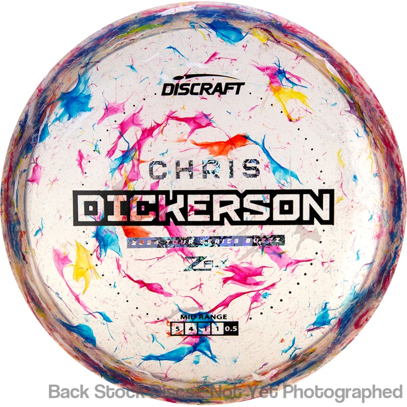 Discraft Jawbreaker Z FLX Buzzz Midrange with Chris Dickerson 2024 Tour Series Stamp [Back Stock Inventory – Disc and Stamp Color WILL VARY]