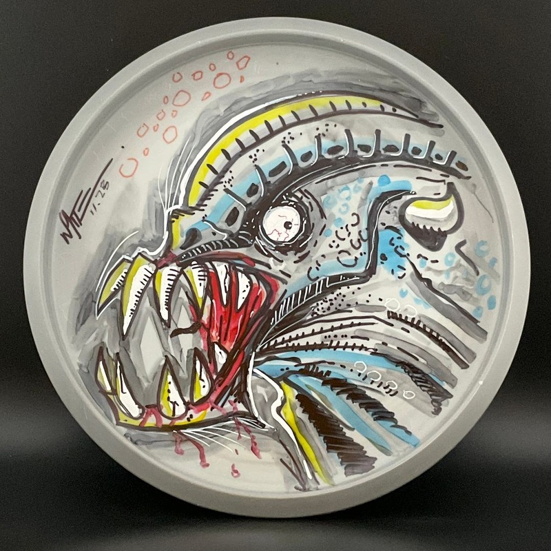 Glow D-Line P2 *Les White Stash* – “Zombie Gremlin” with Hand Painted Back Art!