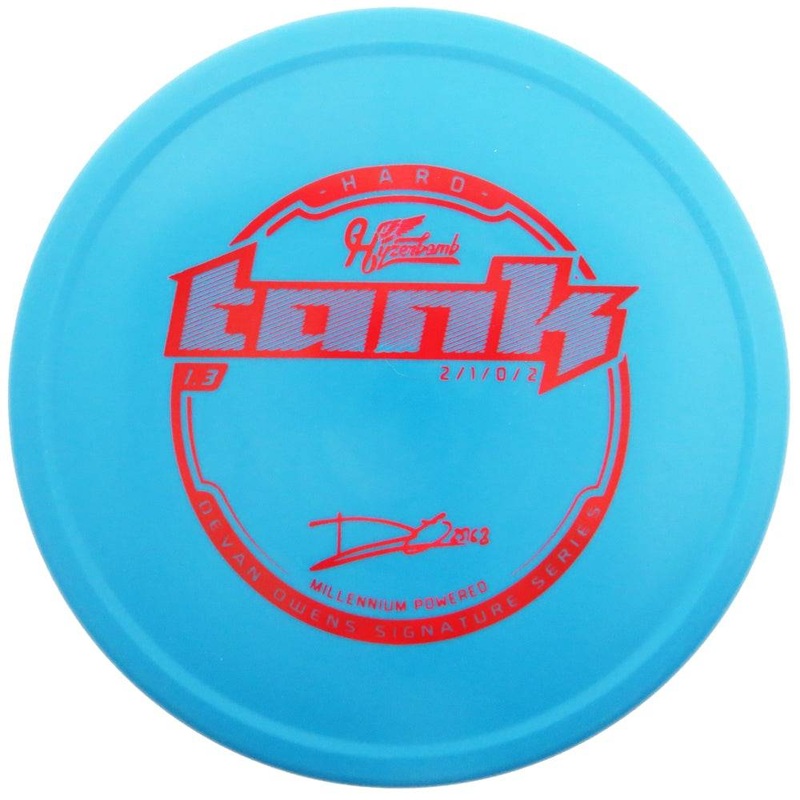 Hyzerbomb Limited Edition Signature Devan Owens Base Hard Tank Putter Golf Disc
