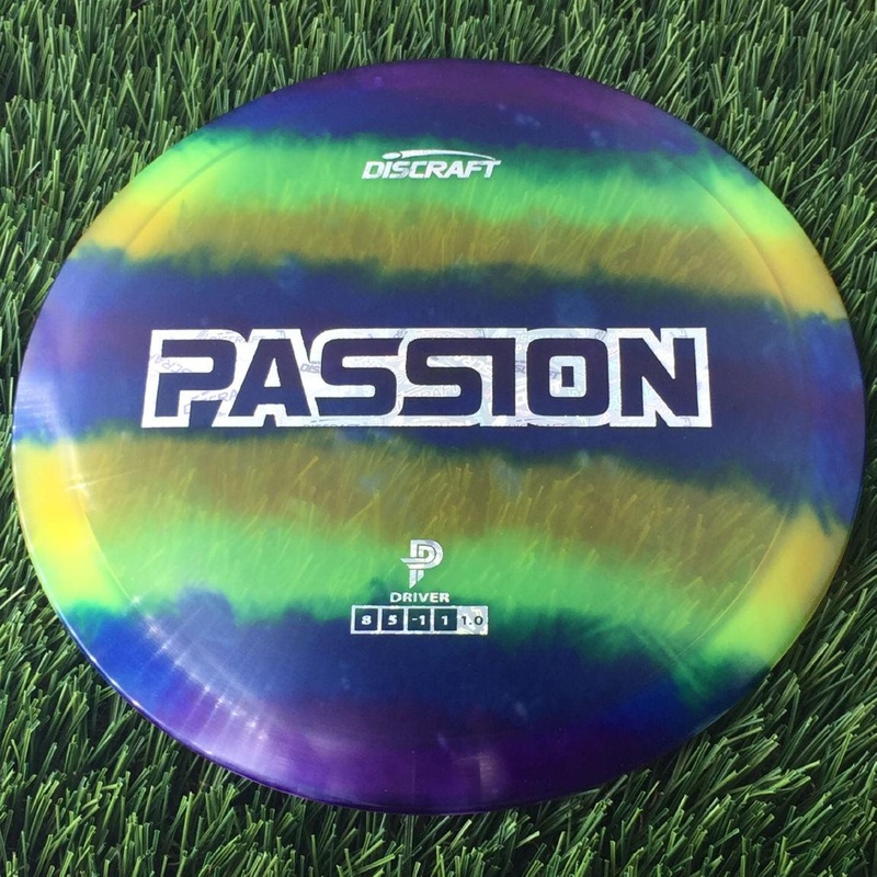 Discraft Elite Z Fly-Dyed Passion with PP Logo Stock Stamp Stamp – 172g – Translucent Dyed