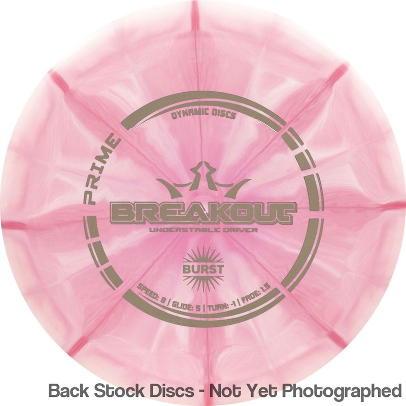 Dynamic Discs Prime Burst Breakout Fairway Driver (Stock Stamp) [Back Stock Inventory – Disc and Stamp Color WILL VARY]