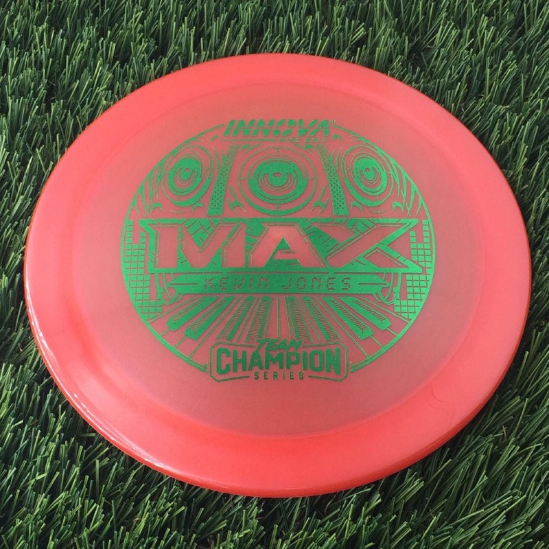 Innova Champion Luster Max with Kevin “KJUSA” Jones Team Champion Series 2025 Stamp – 175g – Translucent Salmon Pink