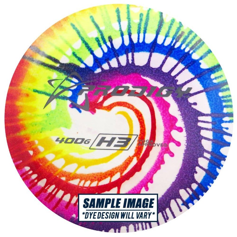 Prodigy Tie-Dye 400G Series H3 Hybrid Fairway Driver Golf Disc
